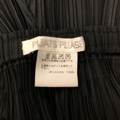 プリーツプリーズ パンツ イージーパンツ PP31-JF123 ポリエステル レディース ブラック サイズ3 PLEATS PLEASE 【AFB33】