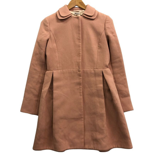 中古■ミュウミュウ Aラインコート AMM1 2011 1570 レディース ピンク サイズ38 miumiu 【AFA24】
