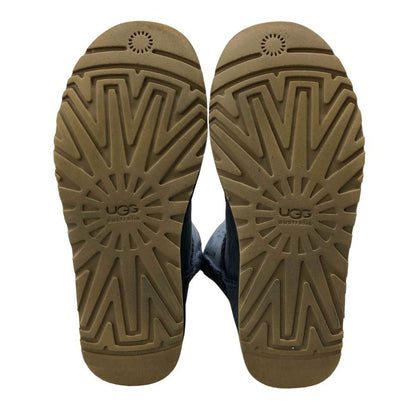 アグ ムートンブーツ ベイリーボタン2 ブルー系 レディースサイズ 7.5 UGG BAILEY BUTTON Ⅱ 約25.0cm【AFC28】