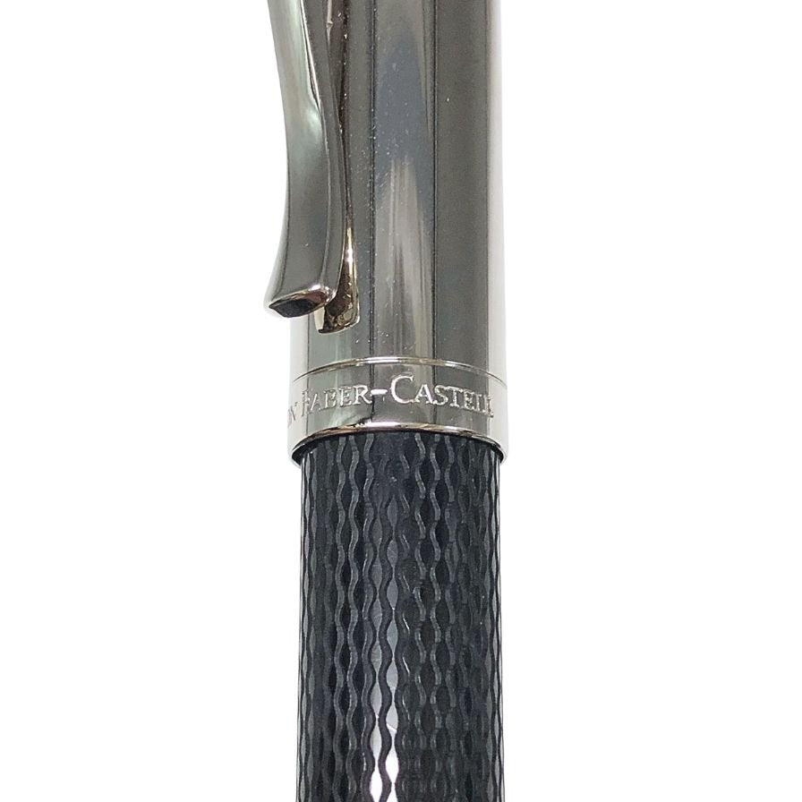 ファーバーカステル ボールペン 伯爵コレクション ギロシェ ブラック×シルバー ユニセックス FABER CASTELL【AFI5】