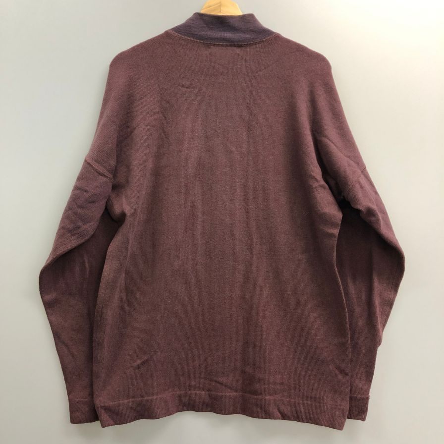 中古◆ストーンアイランド ヴィンテージ  ウール混 トップス セーター イタリア製 ボルドー系 メンズ サイズM Stone Island 【AFB2】