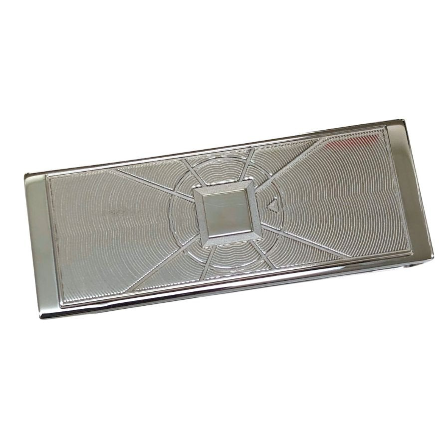 カルティエ 財布 マネークリップ パシャドゥカルティエ 1220BA メンズ シルバー Cartier【AFB54】