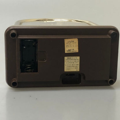 スーパー ニッカ ウイスキー 置時計 ゴールド NIKKA【AFI28】【中古】