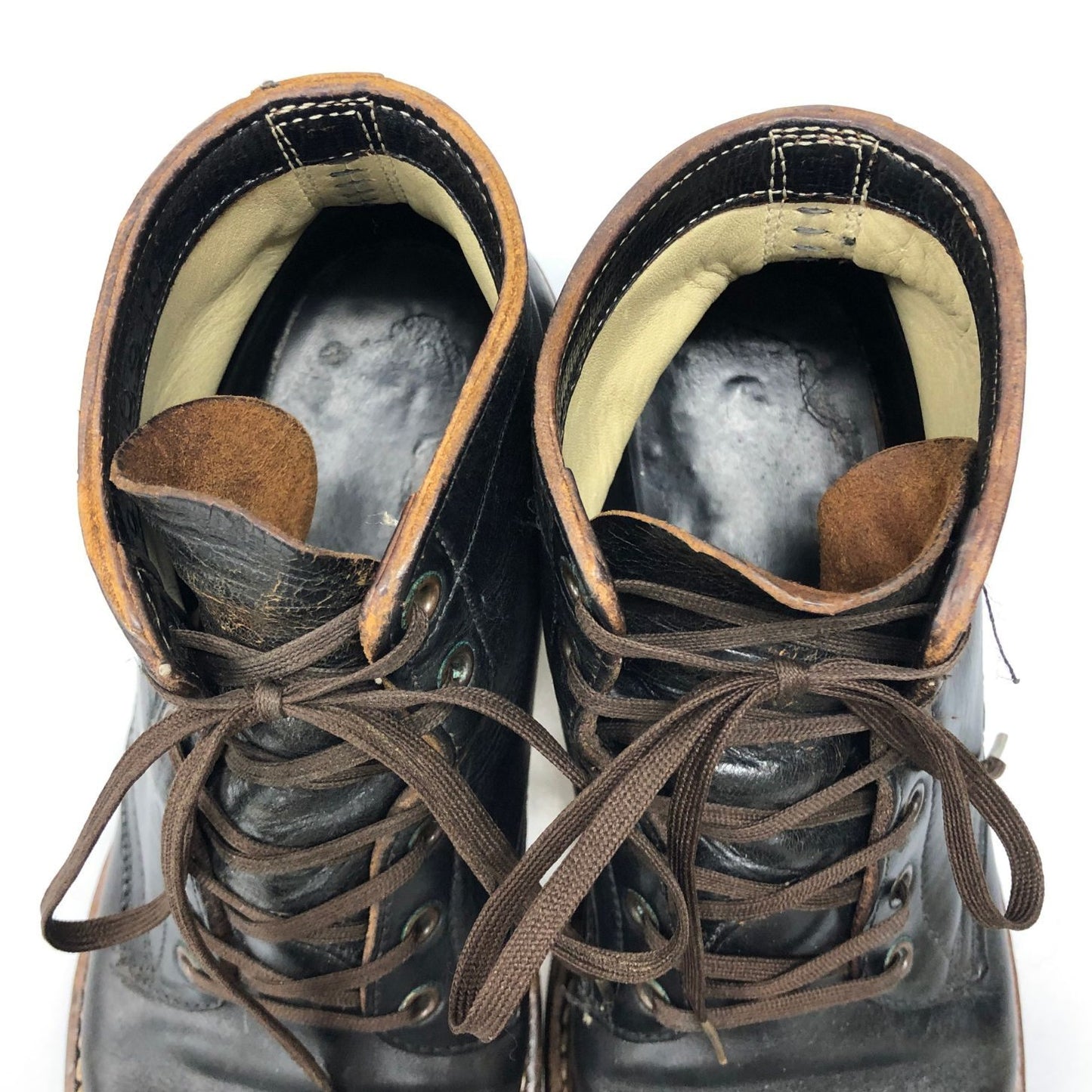 ホワイツブーツ ワークブーツ レースアップ レザー 0910 ブラック メンズ サイズ9E WHITE`S BOOTS 約27.0cm【AFC46】