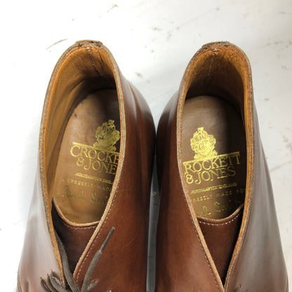 クロケット&ジョーンズ チャッカブーツ チルターン ブラウン メンズ サイズUK8.5E CROCKETT&JONES CHILTERN 約27.0cm【ACF47】