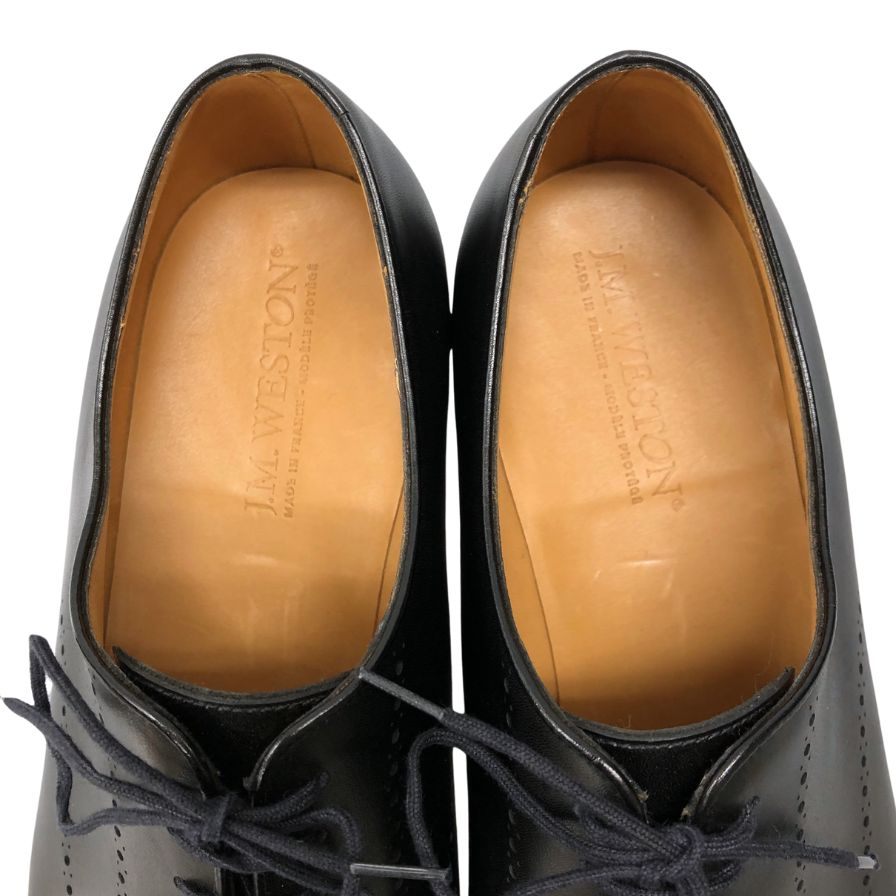 たいがjm westonホールカットシューズ　ブラック4 1/2 23.5 たいが様専用jm westonホールカットシューズ ブラック4 1/2 23.5