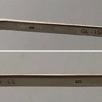 ゲルノット リンドナー GL-157 SN39□24 ハンドメイド 丸メガネ 近視 度入り ドイツ製 シルバー925 GERNOT LINDNER【AFI8】