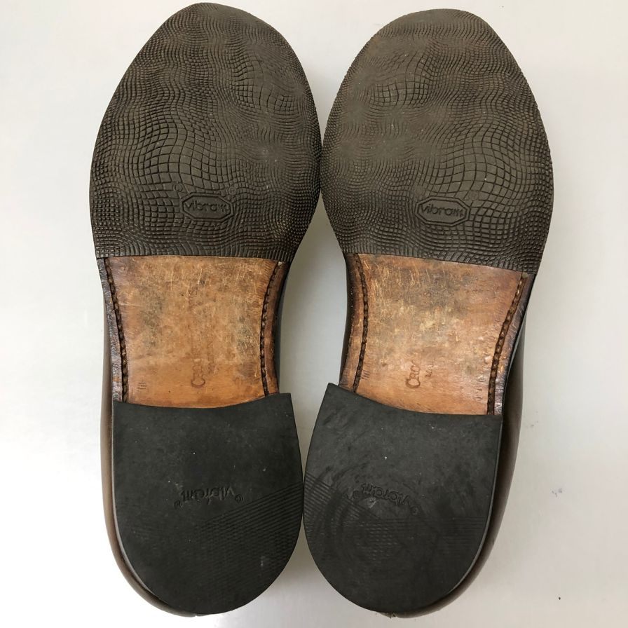 クロケット&ジョーンズ レザーシューズ ローファー ボストン ダークブラウン サイズUK5.5E メンズ Crockett&Jones 約24.0cm【AFD4】