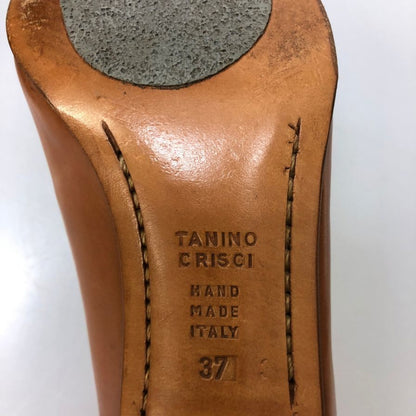 タニノクリスチー パンプス レザー ブラウン  レディース 37 TANINO CRISCI 約24.0cm【AFC36】
