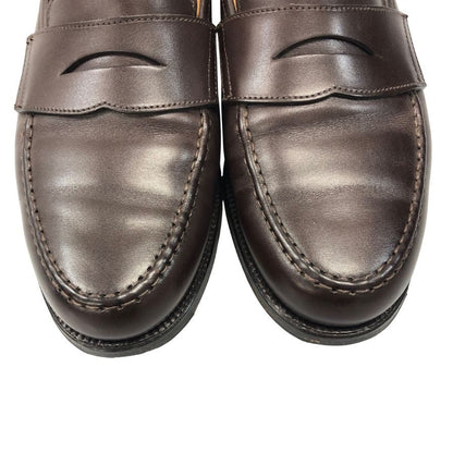 クロケット&ジョーンズ レザーシューズ タッセル ローファー キャベンディッシュ3 ブラウン サイズUK7E CROCKETT&JONES CAVENDISH3 ローファー 約25.5cm【LA】【中古】
