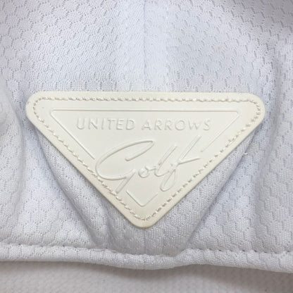 ユナイテッドアローズ ゴルフ キャップ ホワイト ロゴ メンズ サイズ表記なし UNITED ARROWS GOLF