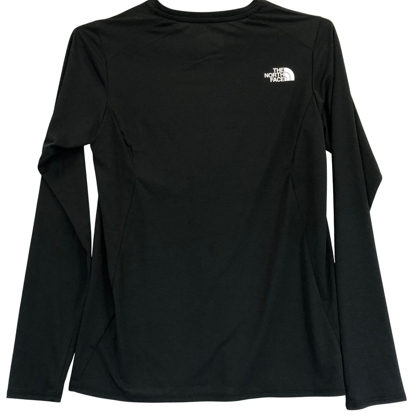 新品同様◆ノースフェイス ロングシャツ NT12597 ロングスリーブGTDメランジクルー  ブラック サイズS THE NORTH FACE 【AFB22】