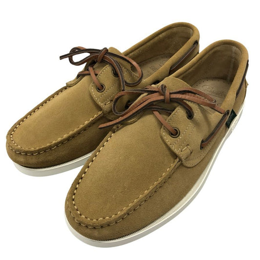 パラブーツ バース トープ デッキシューズ  0223 メンズサイズ 6  ベージュ Paraboot 約24.5cm【AFD7】