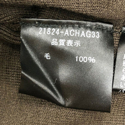 美品◆フォクシー ブティック カーディガン 1ボタン ウール ニット ブラウン レディース サイズ40 FOXEY BOUTIQUE 【AFB4】