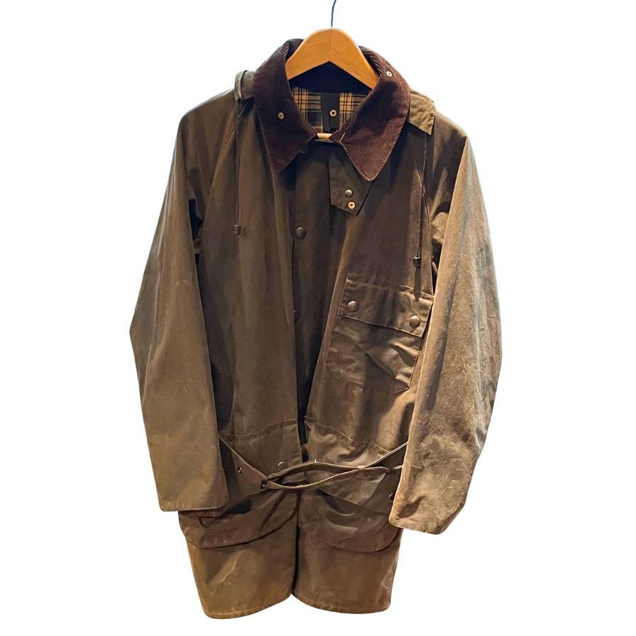 バブアー コート ソルウェイジッパー 2ワラント ヴィンテージ 80年代 メンズ 40in BARBOUR SOLWAY ZIPPER【LA】