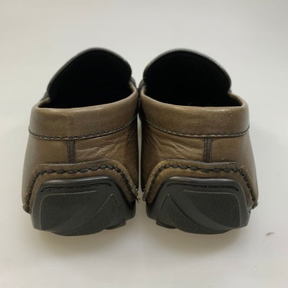 エルメネジルドゼニア ドライビングシューズ ビット ローファー レザー ブラウン メンズ サイズ6 Ermenegildo Zegna 約24.0cm【AFC3】