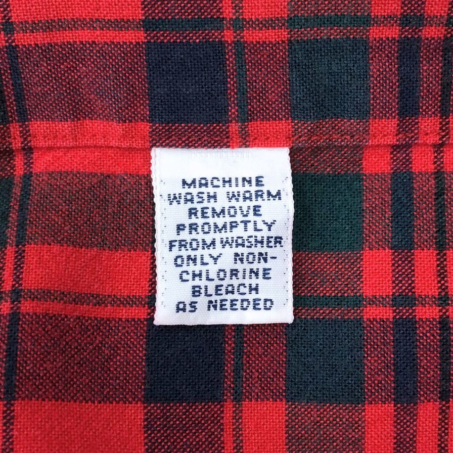 ラルフローレン チェックシャツ レッド系 メンズ サイズL RALPH LAUREN【LA】