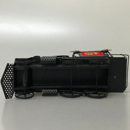 【レトロ・ジャンク】スティール製 ウイスキー ボトルホルダー オブジェ ダメージあり 部品欠損あり【AFI28】【中古】