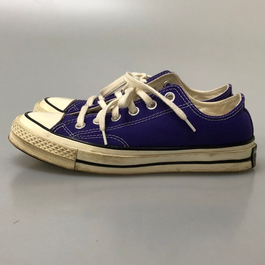 コンバース チャックテイラー 海外 パープル レディース 23.5 converse 約23.5cm【AFC31】