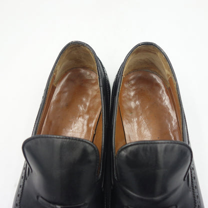 Good condition◆JM Weston leather shoes tassel loafers 181 black men's size 7C JMWESTON [LA] 