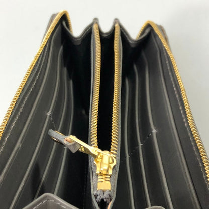 グレンロイヤル 長財布 ラウンドジップ ブライドルレザー グレー ゴールド金具 GLENROYAL【AFI1】