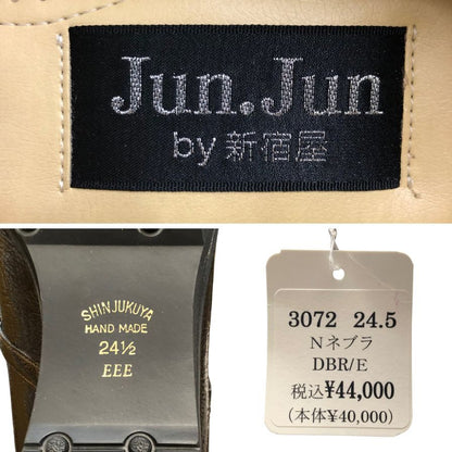 ジュンジュンバイ新宿屋 パンプス ポリエステル 3072 ゴールド サイズ24.5cm レディース Jun.Jun by shinjukuya 約24.5cm【7-10】