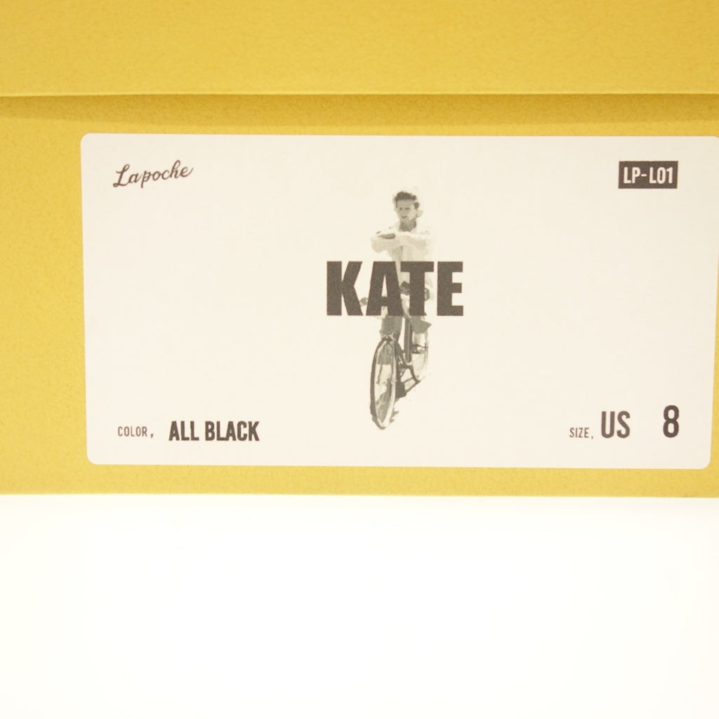 極美品◆ラポシェ レザーシューズ ペニーローファー KATE ダッチタロエ メンズ ブラック サイズUS8 LAPOCHE【AFD2】