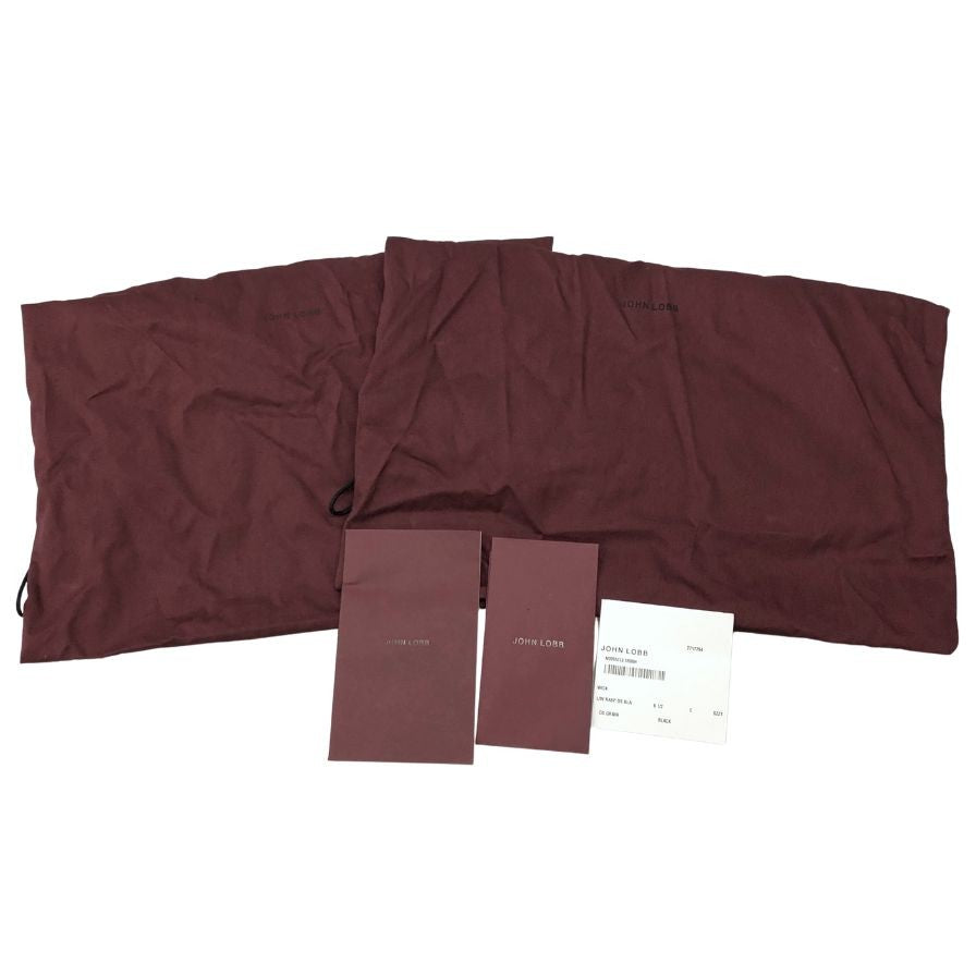 ジョンロブ ウィック ブーツ グレインレザー ブラック サイズUK6.5E WICK JOHN LOBB ブーツ 約25.0cm【LA】【中古】