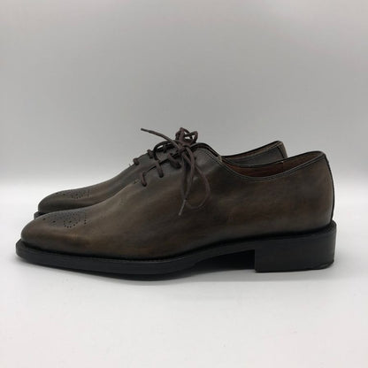 ベッタチーニ レザーシューズ ホールカット 3122 メダリオン メンズ ブラウン系 サイズ38 BETTACCINI 約24.0cm【PTM1】