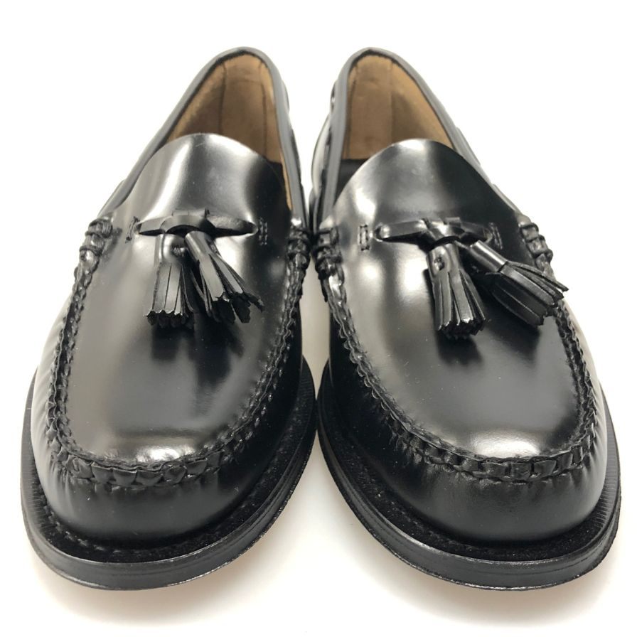 ジーエイチバス レザーシューズ タッセルローファー ブラック メンズ サイズ6 G.H.Bass&Co. ローファー 約24.5cm【LA】【中古】