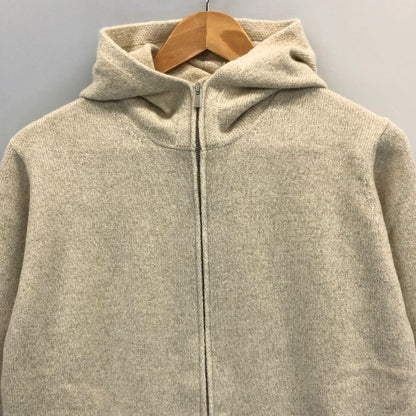 美品◆サンモリッツ ウール カシミヤ混合 ジップアップ パーカー メンズ サイズ 46  ベージュ系 st moritz 【AFB13】