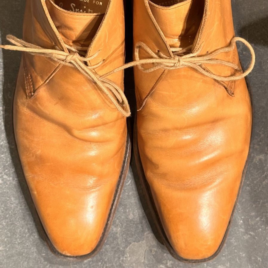 クロケット＆ジョーンズ チャッカブーツ ポールスミス別注 5072 ブラウン サイズUK6.5E CROCKETT&JONES ブーツ 約25.0cm【LA】【中古】