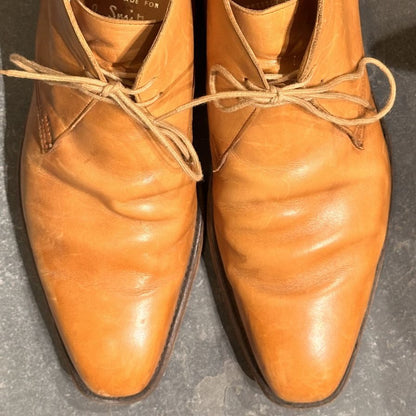 クロケット＆ジョーンズ チャッカブーツ ポールスミス別注 5072 ブラウン サイズUK6.5E CROCKETT&JONES ブーツ 約25.0cm【LA】【中古】