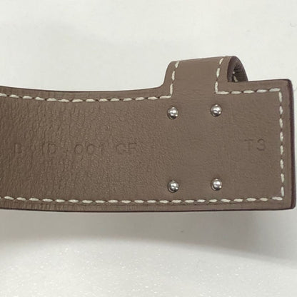 エルメス ブレスレット ケリーツイストPM エトゥープ シルバー金具 B刻印 HERMES