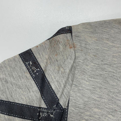 中古◆エルメス マルジェラ期 長袖Tシャツ ボルデュック グレー レディース サイズXL HERMES 【AFB6】