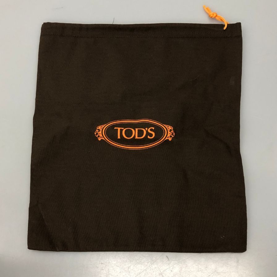 トッズ サイドゴアブーツ メダリオン ガラスレザー レディース ブラック サイズ37.5 TOD'S 約24.0cm【AFD14】