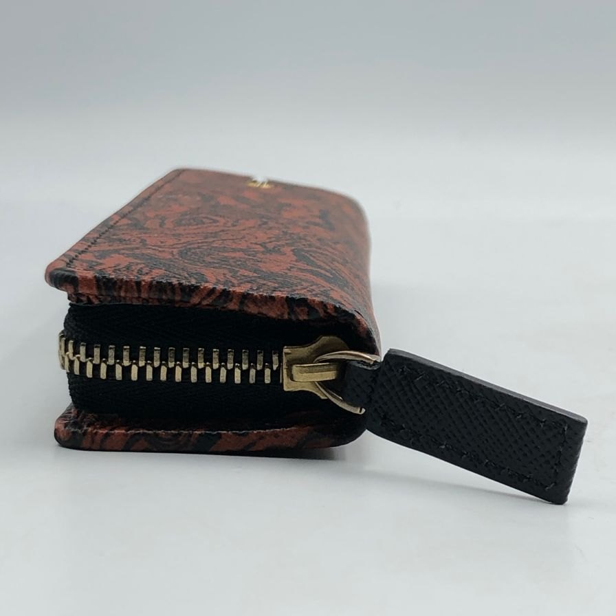 モンブラン ペンケース ヘリテージ マーブル ブラック ラウンドファスナー イタリア製 124473 Montblanc【AFI12】【中古】