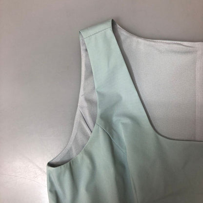 美品◆フォクシーニューヨーク ノースリーブフレアワンピース 34551-NA0FY106T ブルー系 サイズ40  FOXEY NEW YORK 【AFB36】