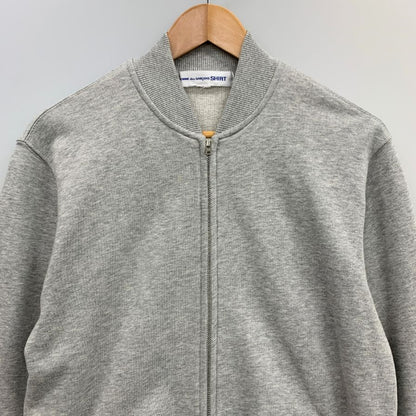 美品◆コムデギャルソンシャツ×カウズ スウェット ジップアップ バックプリント グレー メンズ サイズ不明 FH-T002 COMME des GARONS SHIRT×kaws 【AFB21】