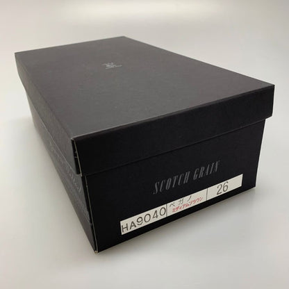 スコッチグレイン セミブローグ HA9040 ミディアムブラウン サイズ26㎝ メンズ 革靴 メダリオン ベガノ SCOTCH GRAIN  約26.0cm【LA】【中古】