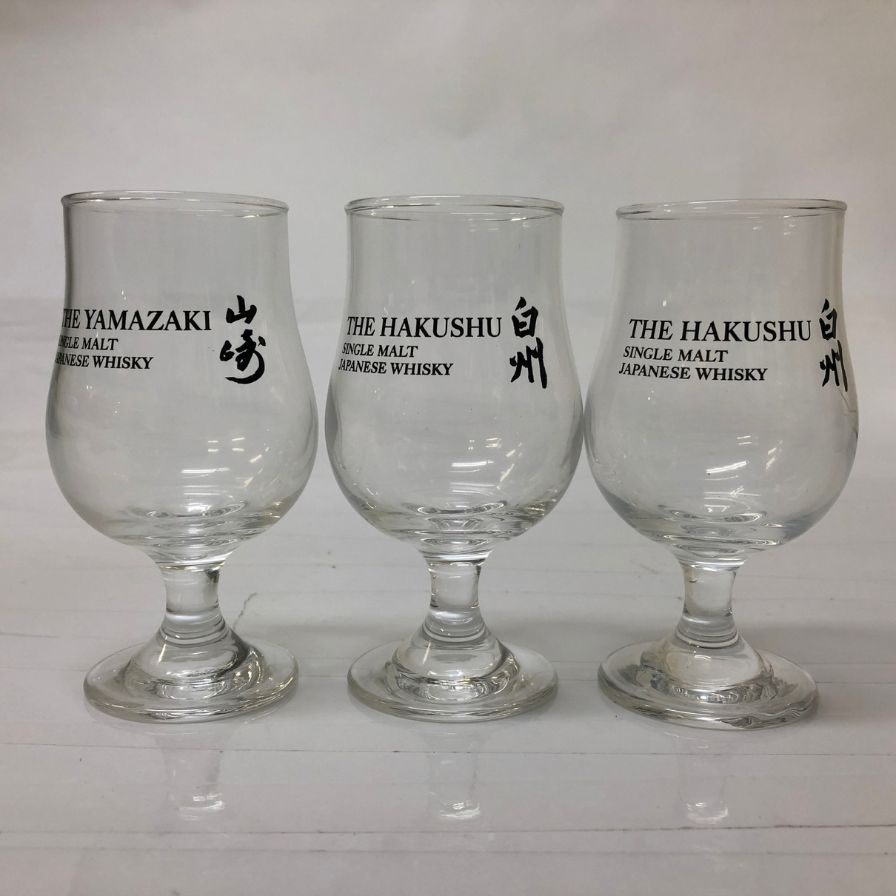 山崎 白州 テイスティンググラス 6脚セット  SUNTORY【AFI28】【中古】