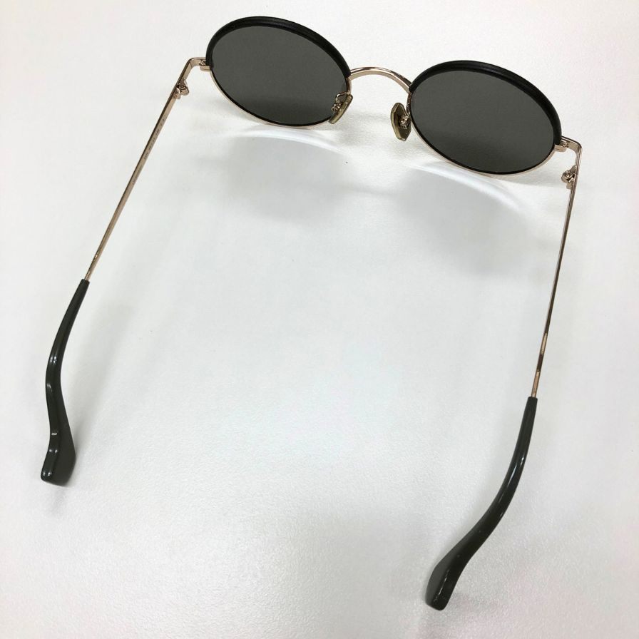 ロエベ ラウンドフレームサングラス LW40058U 28N 49□21 ユニセックス シルバー LOEWE【AFI7】
