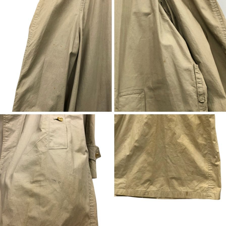 中古◆バーバリー バルカラーコート 90S 旧タグ ベージュ メンズ サイズ表記なし Burberry 【AFB20】