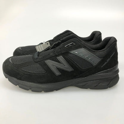ニューバランス ローカットスニーカー スウェード メッシュ M990BB5 トリプル ブラック メンズ サイズ28.5cm New Balance 約28.5cm【AFD13】