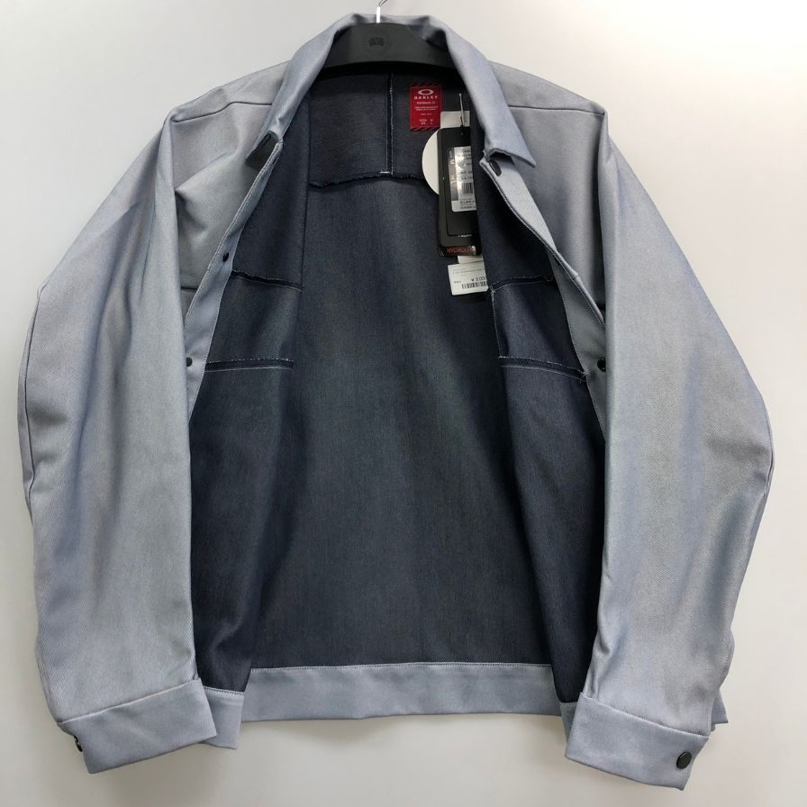 新品同様◆オークリー Rs Shell Ingenious Jacket グレー  メンズ サイズ L OAKLEY 【AFA16】