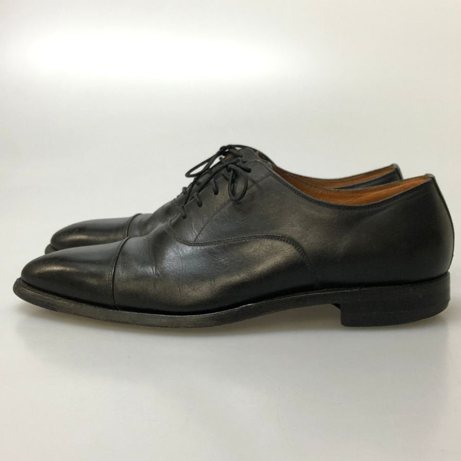 スコッチグレイン 内羽根ストレートチップ メンズ ブラック サイズ25 SCOTCH GRAIN 約25.0cm【PTM2】