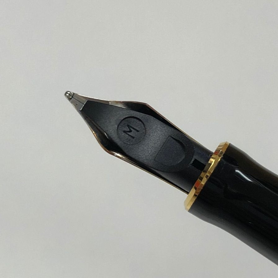 パーカー デュオフォールド 万年筆 キャップ式 18K 750 オレンジ ゴールド ブラック PARKER DUOFOLD【AFI29】