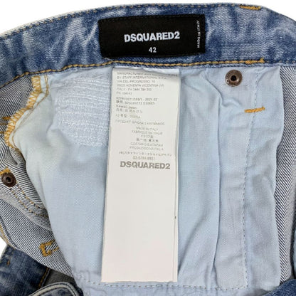 ディースクエアード デニムパンツ S75LB0513 コットン サイズ42 レディース インディゴ DSQUARED2 【AFB32】
