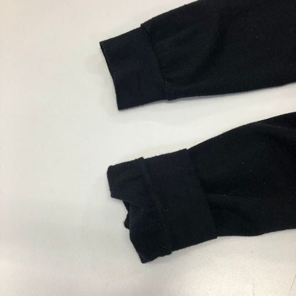 中古◆シンヤ ロングスリーブ カットソー 日本製 ウール100% メンズ サイズ3 ブラック SHINYA 【AFB19】