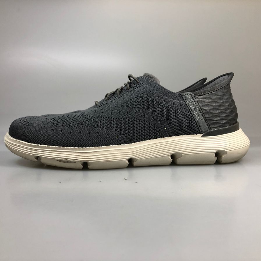 スケッチャーズ ハンズフリー スウィフトフィット グレー メンズ サイズ28  SKECHERS 約28.0cm【AFD7】